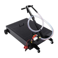 Low Profile Oil Drain Pan 15 Gallon Oil Drain Pan with Pump Oil Change Pan