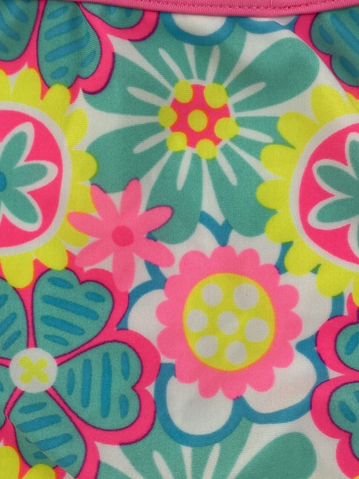 Traje de baño floral OP para bebé niña talla 12 m nuevo sin etiquetas Foto 2 de 3