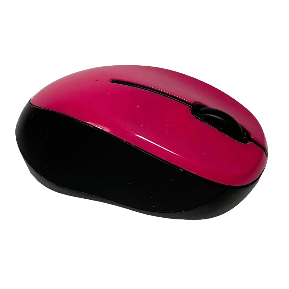ONN Hot Pink Wireless Mini Compact Travel Optical Mouse 2.4GHz USB Wheel ~WORKS! - Image 3 of 4