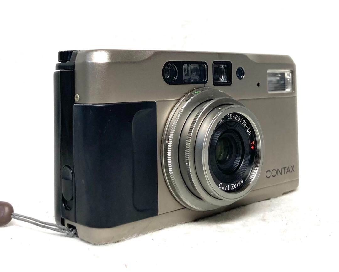 CONTAX TVS Data Back Included Compact Film Camera Tested