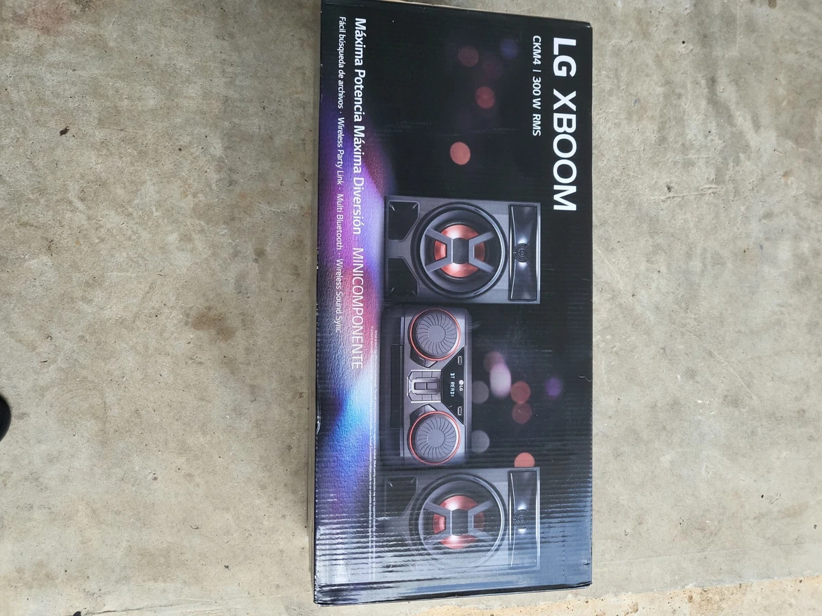 LG XBOOM CKM4 300W HiFi Shelf System Stereo Unboxing, 41 OFF