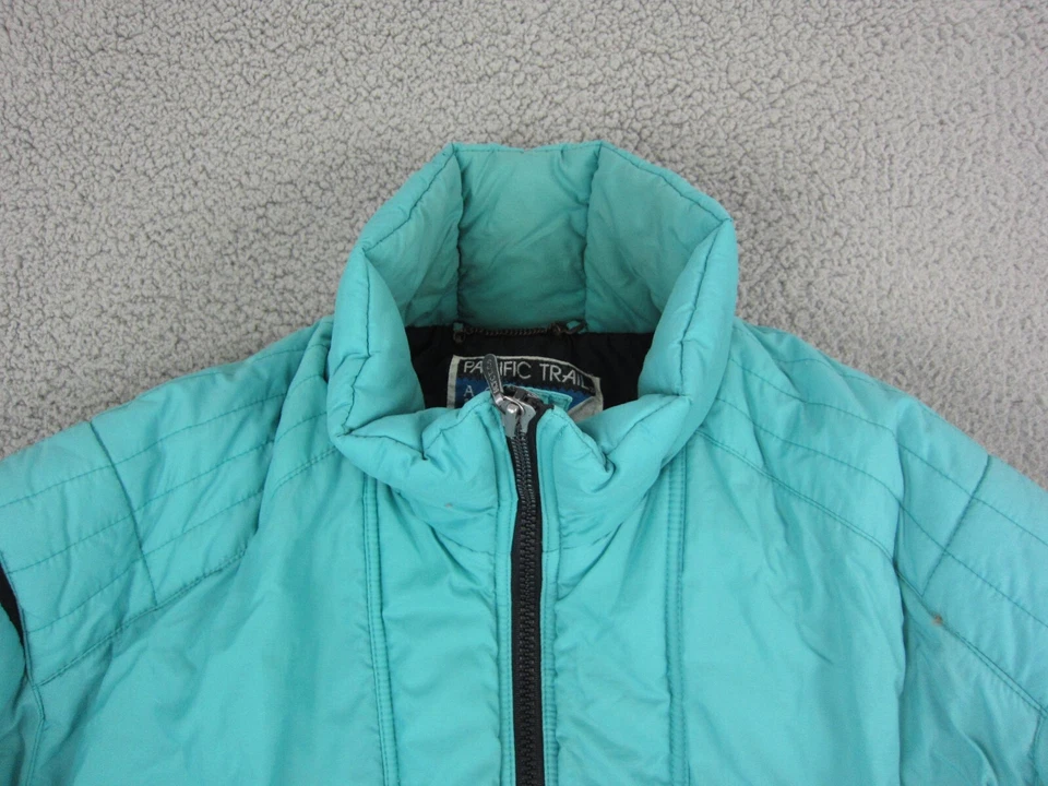 Vintage Pacific Jacket Mens Extra Large XL Blue Parka Down Feather Puffer Coat - Image 4 of 4