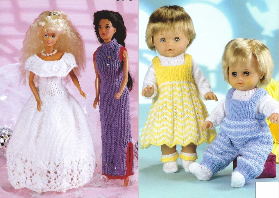 622 Dolly Mixture knitting book in DK - dolls & premature babies - Image 3 of 3