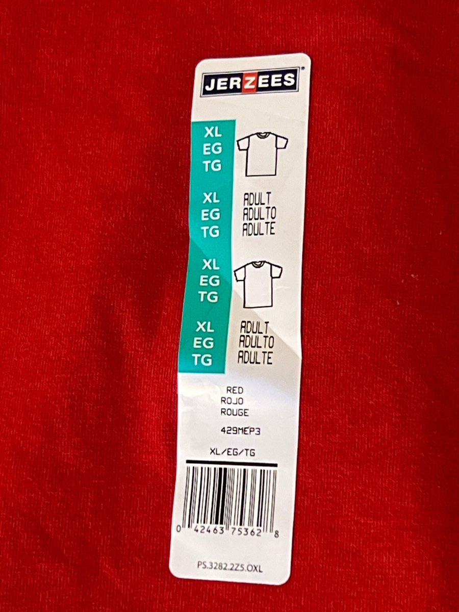 JERZEES DRI-POWER Active 50/50 Blend T-SHIRT Men Sz XL | eBay