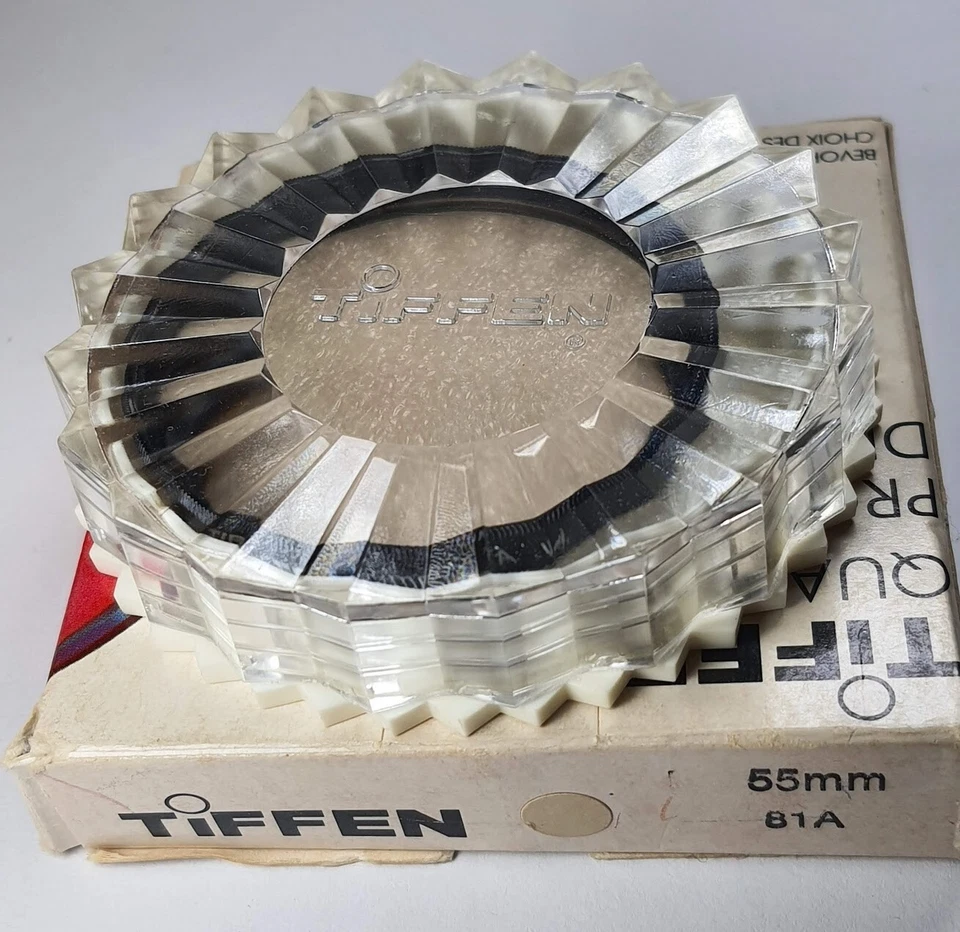 Tiffen 55mm 81A 81-A Glass Lens Filter B&W Color Film Digital Warm Up 55 mm E-55 - Image 2 of 3