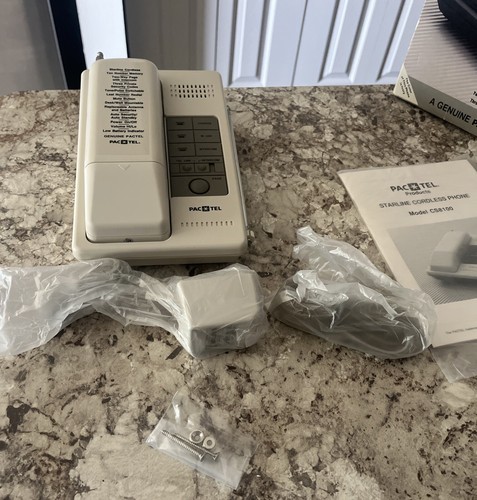 Vintage 1988 PACTEL Cordless Phone CS8100 Ivory Color-Collectible/Prop-Open Box - Zdjęcie 14 z 19