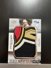 2021-22 UPPER DECK PREMIER JOSH NORRIS PMP-JN CHEST LOGO MEGA PATCH /29 SABRES