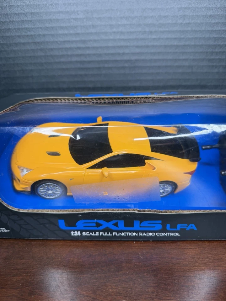 Braha 1:24 Scale Yellow Lexus LFA RC Remote Control Car - Box Shows Wear - Image 2 of 4