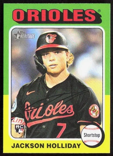 2024 Heritage High Number JACKSON HOLLIDAY Rookie Card RC #692 Orioles QTY