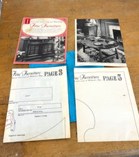 Vintage 1965 Woman s Day Fine Furniture Woodworking Do It Yourself Patterns