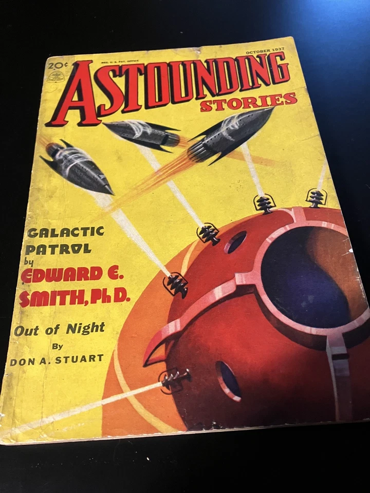 Astounding Stories magazine vintage - October 1937 - Imagem 4 de 4