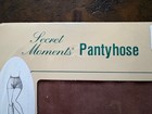 (2) SECRET MOMENTS Panty Hose Coffee and Soft blue Sparkle Size Medium Vintage — photo 3