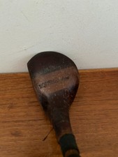 Antique HILLERICH BRADSBY Co Hickory Wooden Driver Golf Club Hand Forged