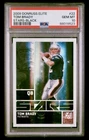 2009 donruss elite #22 tom brady; black stars 316/399 holo PSA 10  **POP 6, GEM