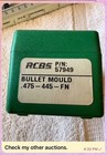 RCBS bullet mold .475 reloading, cast bullets, un-used — photo 1