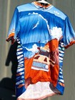Vtg Voler Cycling Jersey Mens Large blue surf surfer surfboard beach hawaii — photo 1