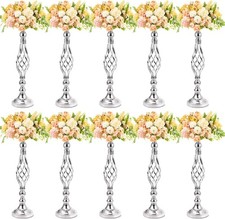 10 Pcs Metal Flower Arrangement Stand Wedding Flower Centerpieces Stand Elegant
