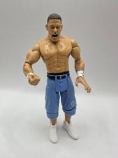 2003 JAKKS Pacific WWE WWF John Cena Wrestling Action Figure Blue Shorts