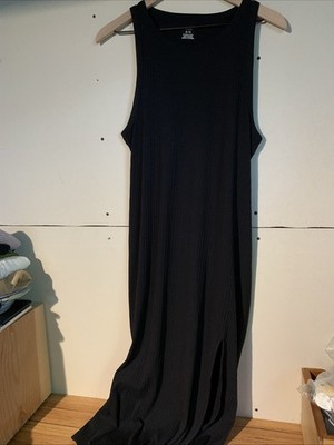 aerie black dress OFFLINE By Real Me Hold Up! Strappy up criss Aerie Knit Tank Dress Black