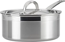 Hestan ProBond Clad TITUM 3 Qt Nonstick Saucepan with Lid – Pro-Grade Steel