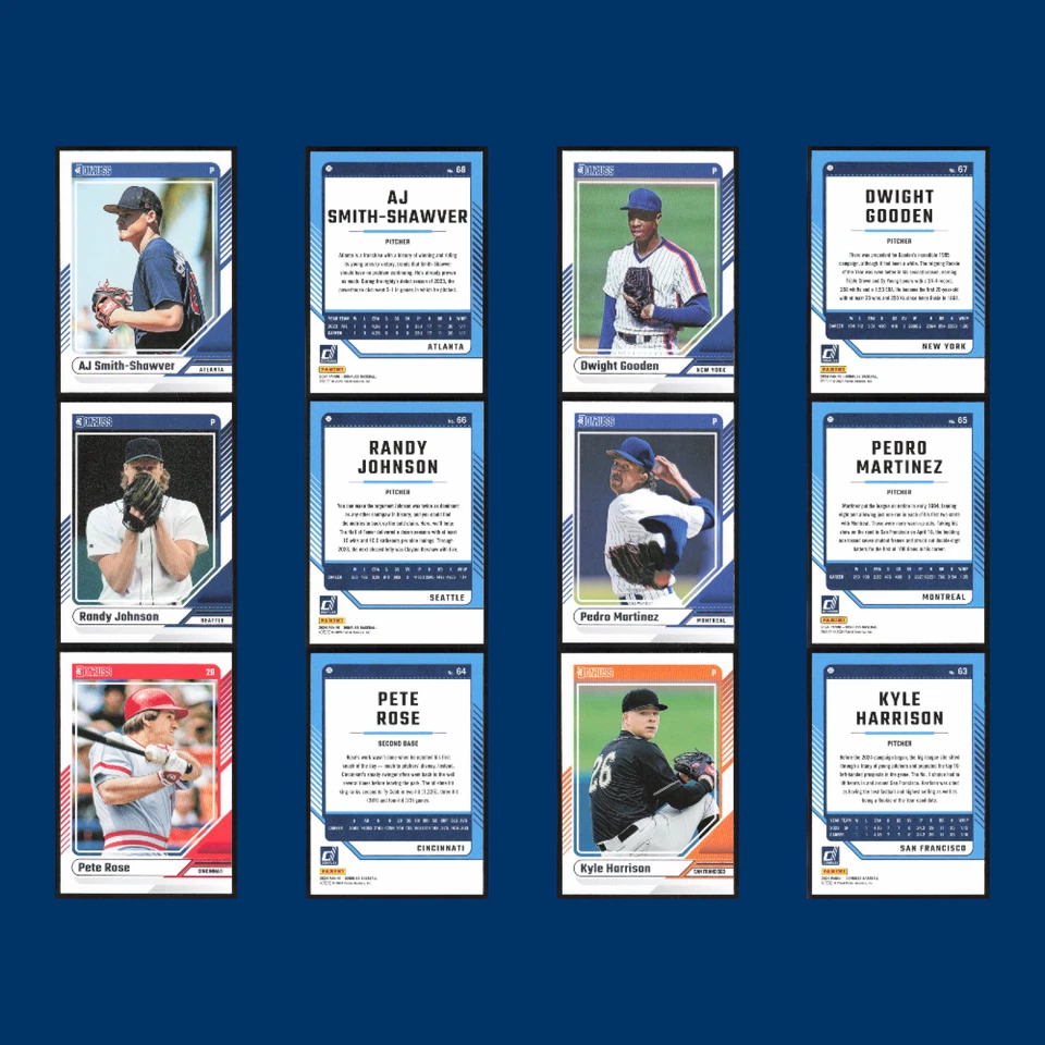 Lote de 100 tarjetas de béisbol Donruss 2024 AJ Smith-Shawver Atlanta Braves casi nuevo conjunto MLB Foto 3 de 4
