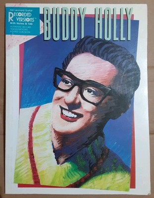 Buddy Holly - Guitar Recorded Versions - Tab Book Tablature Sheet Music Songbook