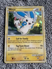 Minun HGSS17 Black Star Promo Cracked Ice Holo HeartGold SoulSilver Pokemon TCG on eBay