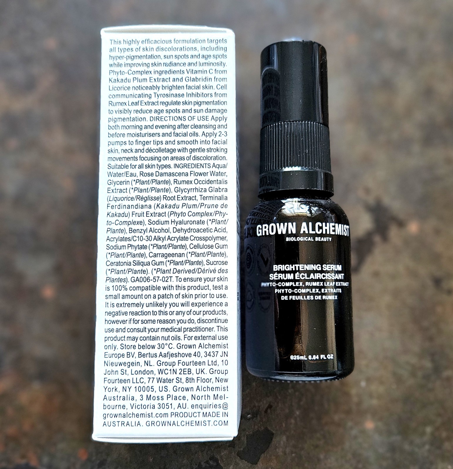 (2)Grown Alchemist Brightening Serum 25ml 0.84 oz ea. Full Size NIB! $140 MSRP
