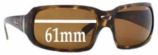 SFx Replacement Sunglass Lenses fits Arnette Rushmore AN4081 - 61mm Wide