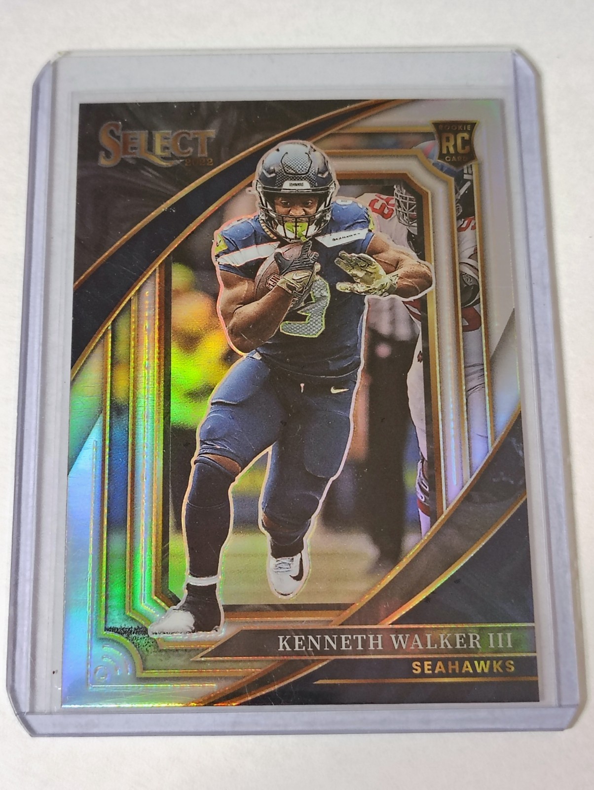 2022 Panini Select Suite Level Kenneth Walker III #388 Silver Prizm (RC) Rookie