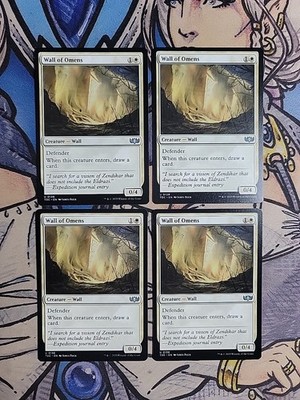 4x Wall of Omens - NM/M TDC MTG Magic