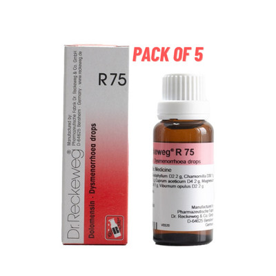 Dr Reckeweg R75 Drop Pack of 5 Pieces