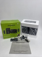 Insignia Indoor Outdoor Speakers 3 Way Surround Sound. Brand New Open Box