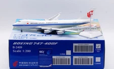 SQ Wings 1:200 Air China Cargo Boeing B747-400F Diecast Model B-2409 Flaps Down