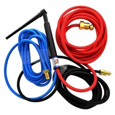 CK20 Water Cooled TIG Torch Kit 250A 12.5' 3-Pc Super-Flex cable CK20-12SF