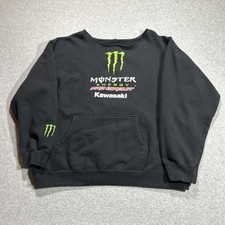 Felpa Pullover Monster Energy Pro Circuit Kawasaki - Uomo Medium M