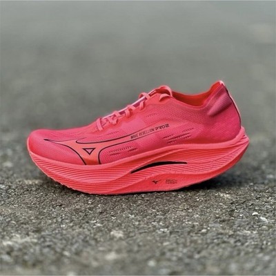 Mizuno Wave Rebellion Pro 2 Men's Red Mesh Breathable Running Shoes (Unisex)
