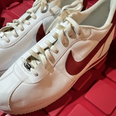 Nike Cortez Basic Leather 2019 Forrest Gump White Red Sneaker 819719-103 Men