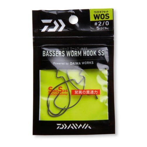 Червячный крючок для ловли окуня Daiwa WOS Gr 16 Stck Offsethaken с фиксатором Haken Dropshot 2090₽