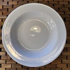 (4) Crate & Barrel Poland 9" White Soup Bowls