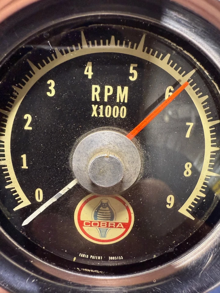 1966 Mustang Shelby Cobra Tach Tachometer 9000 9k RPM OEM - Изображение 4 из 4