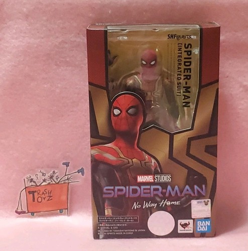SH FIGUARTS SPIDERMAN INTEGRATED SUIT ACTION FIGURE NO WAY HOME MARVEL BANDAI - Picture 1 of 3