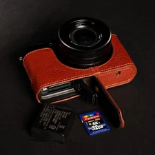 Leather Camera Bag Case Protect Cover Strap Belt For Leica DLUX7 DLUX Typ109