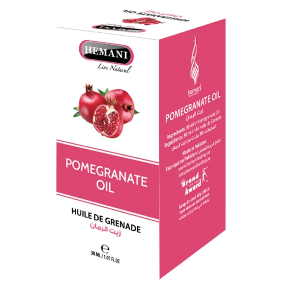 HEMANI Granatapfelöl 30 ml Granatapfel Öl - Pomegranate Oil - Nar Çekirdegi Yagi
