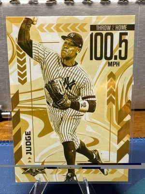 2020 Topps Fire - Arms Ablaze Aaron Judge #AA-1 Gold Minted