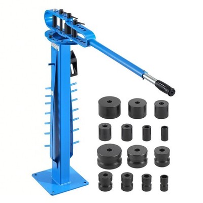 Manual 200° Flat & Round Pipe Bender w/ 14 Dies Carbon Steel Construction