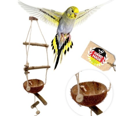  Vogelspielplatz für Wellensittich Spielplatz für Vögel zum Aufhängen 