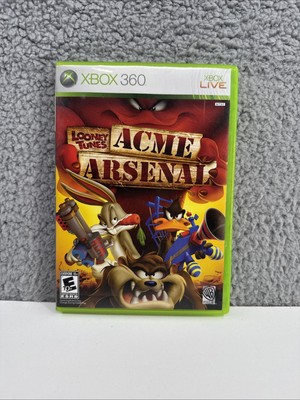 Looney Tunes: Acme Arsenal (Microsoft Xbox 360, 2007) Complete With Manual 