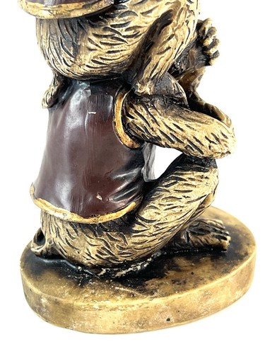 Three Wise Monkeys Resin Statue - Hear No Evil - See No Evil - Speak No Evil - 8"1/2 - Bild 8 von 22