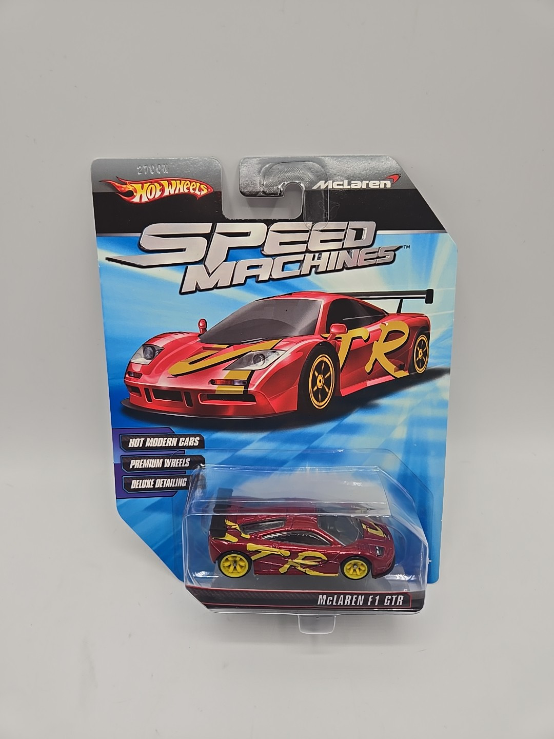 Hot Wheels 2010 McLaren F1 GTR Red Yellow With Speed Machines Co-Mold T4410 RARE